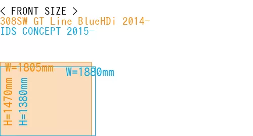 #308SW GT Line BlueHDi 2014- + IDS CONCEPT 2015-